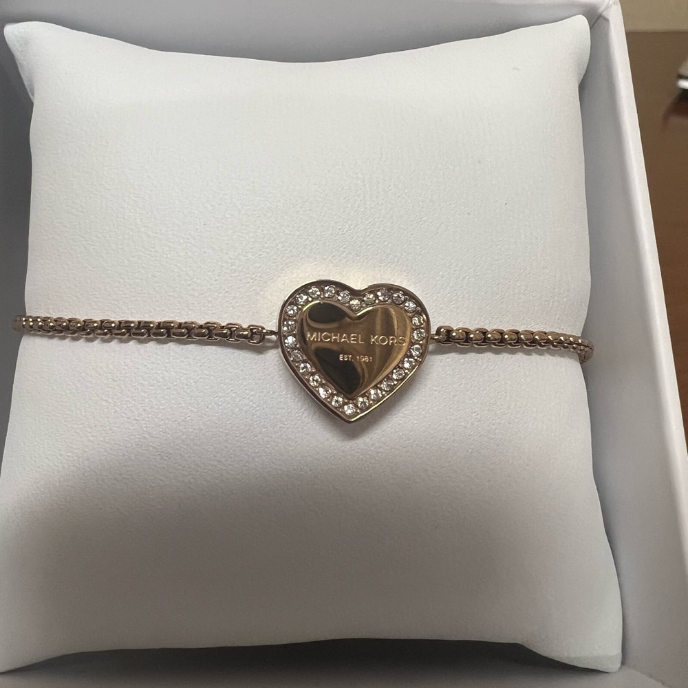 Michael Kors Gold Heart Bracelet